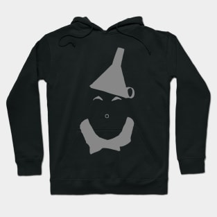 Wizard of Oz Tinman Face Silhouette Hoodie